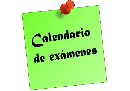 Calendario de exámenes